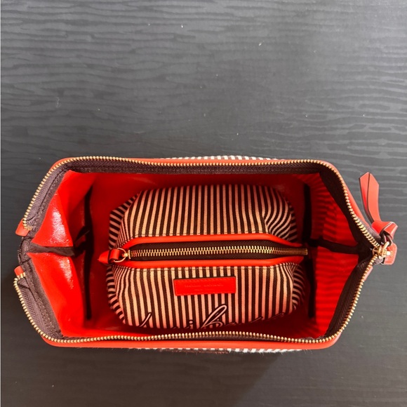 Henri Bendel Striped Canvas Dopp Kit Set - Picture 9 of 9